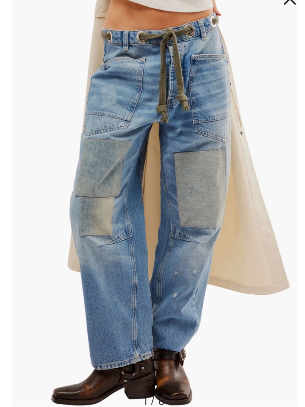 We the Free Moxie Mid Rise Barrel Jeans